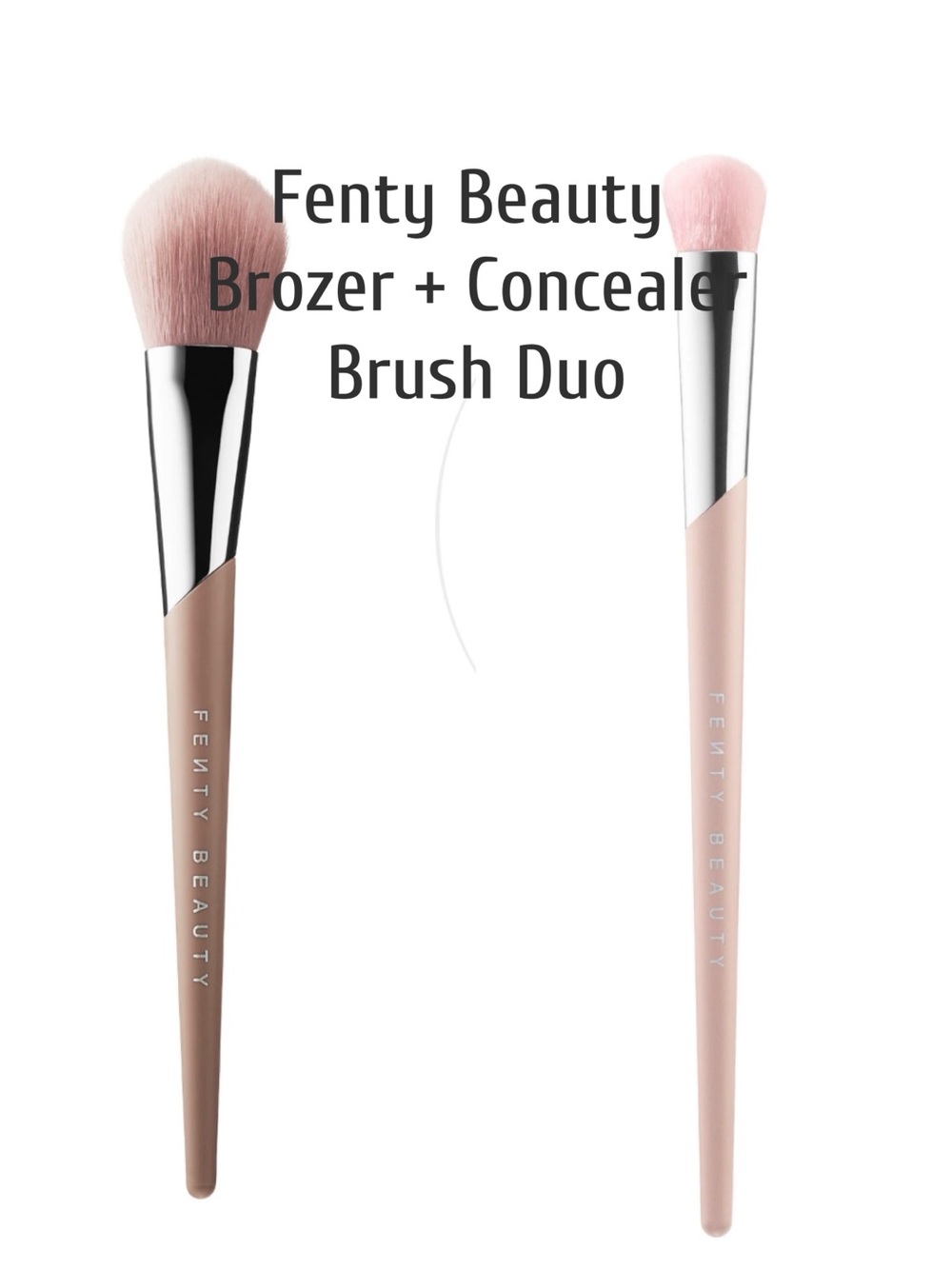 Fenty Beauty Bronzer & Concealer Brush Duo - NWT